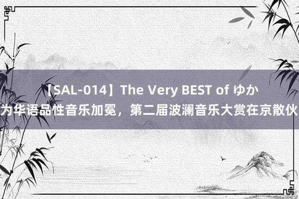 【SAL-014】The Very BEST of ゆか 为华语品性音乐加冕，第二届波澜音乐大赏在京散伙！