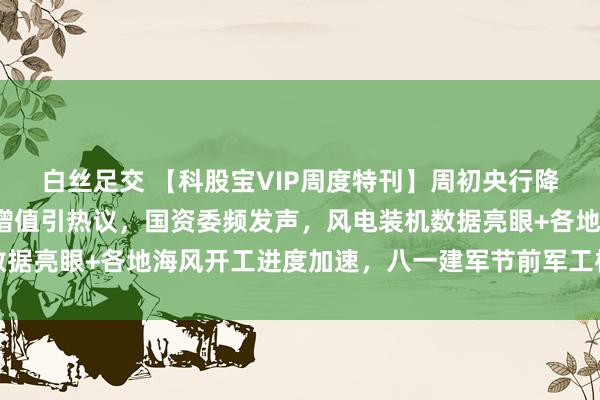 白丝足交 【科股宝VIP周度特刊】周初央行降息+东说念主民币快速增值引热议，国资委频发声，风电装机数据亮眼+各地海风开工进度加速，八一建军节前军工板块反回生跃