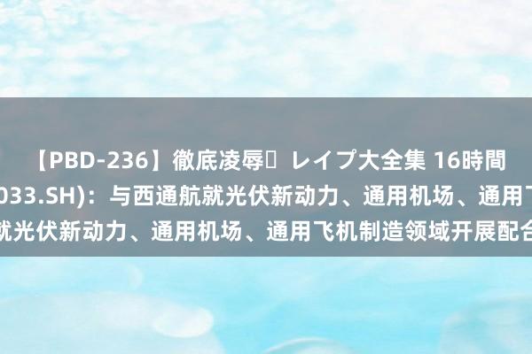 【PBD-236】徹底凌辱・レイプ大全集 16時間 第2集 天宜上佳(688033.SH)：与西通航就光伏新动力、通用机场、通用飞机制造领域开展配合